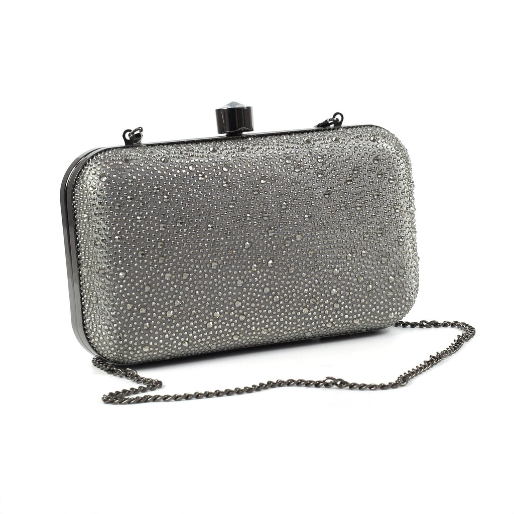 Catalina Dark Grey Clutch Bag