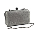 Catalina Dark Grey Clutch Bag