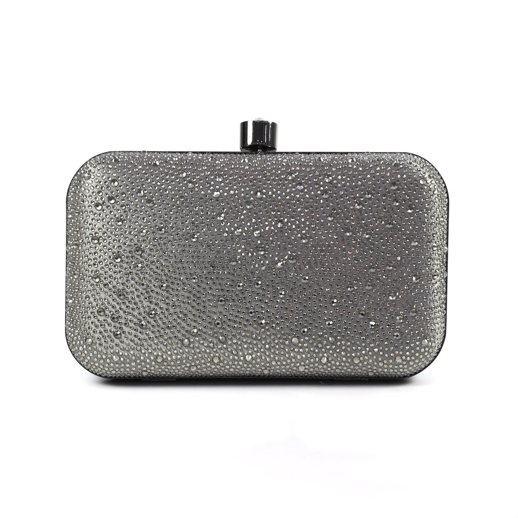 Catalina Dark Grey Clutch Bag