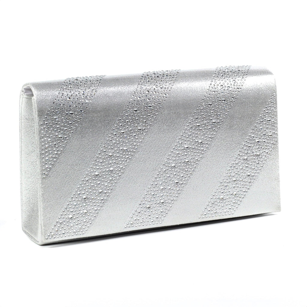 Emmerline Silver Clutch