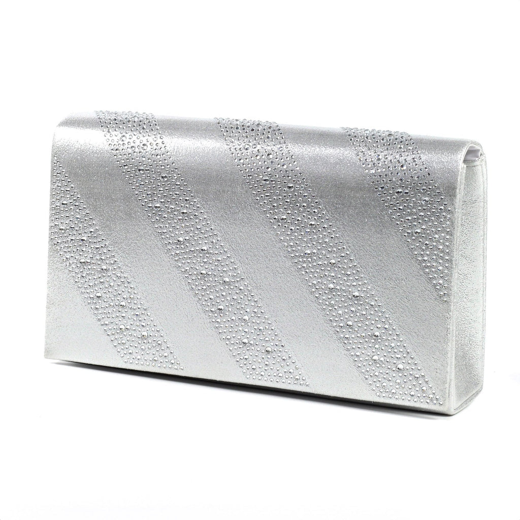 Emmerline Silver Clutch