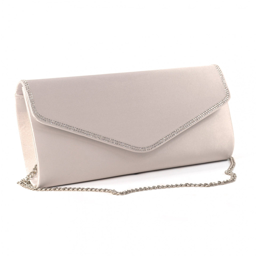 Tatiana Nude Clutch Bag