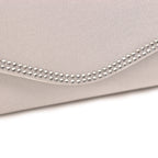Tatiana Nude Clutch Bag