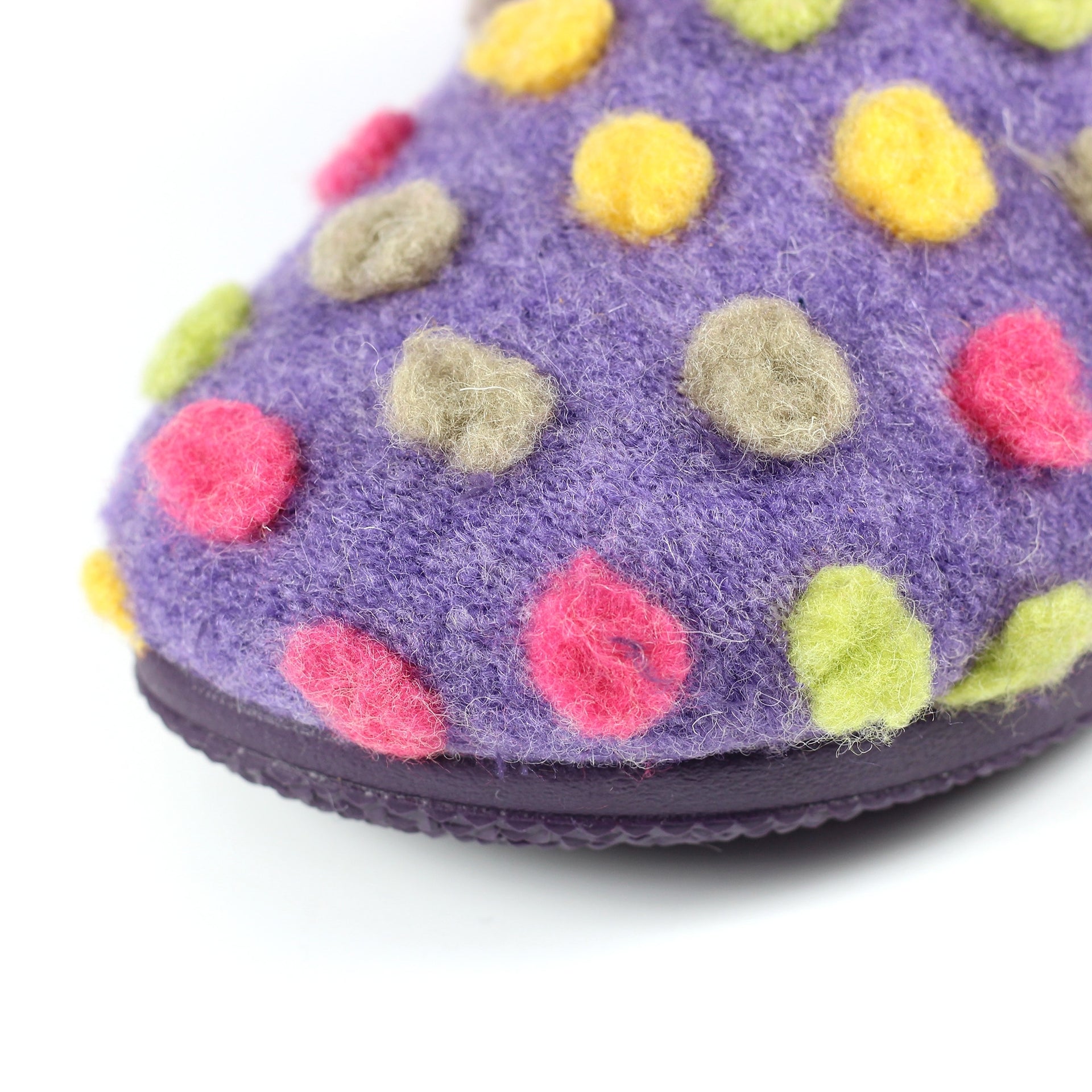 Montreal Purple Mule Slipper