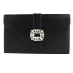 Venice Black Satin Bag