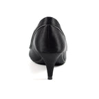 Ripley Black Satin Peep Toe