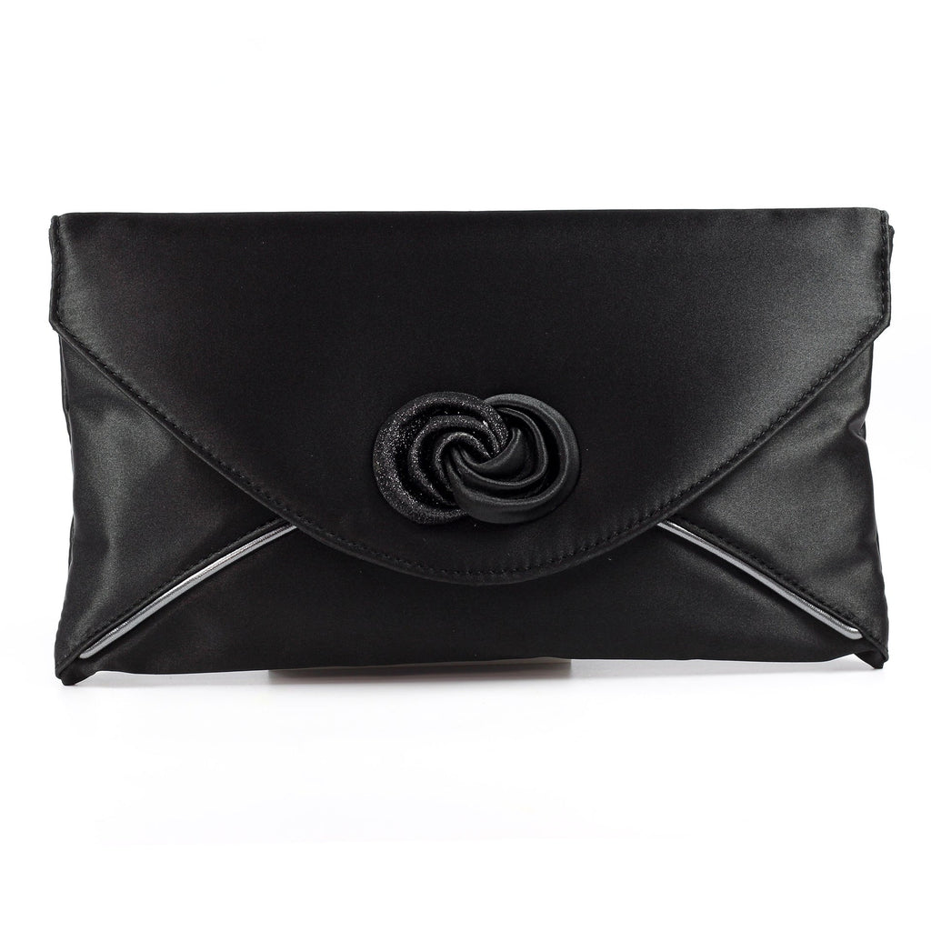 Ripley Black Satin Bag