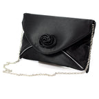 Ripley Black Satin Bag