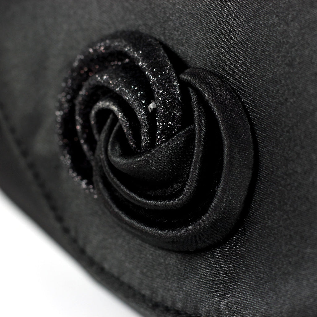 Ripley Black Satin Bag