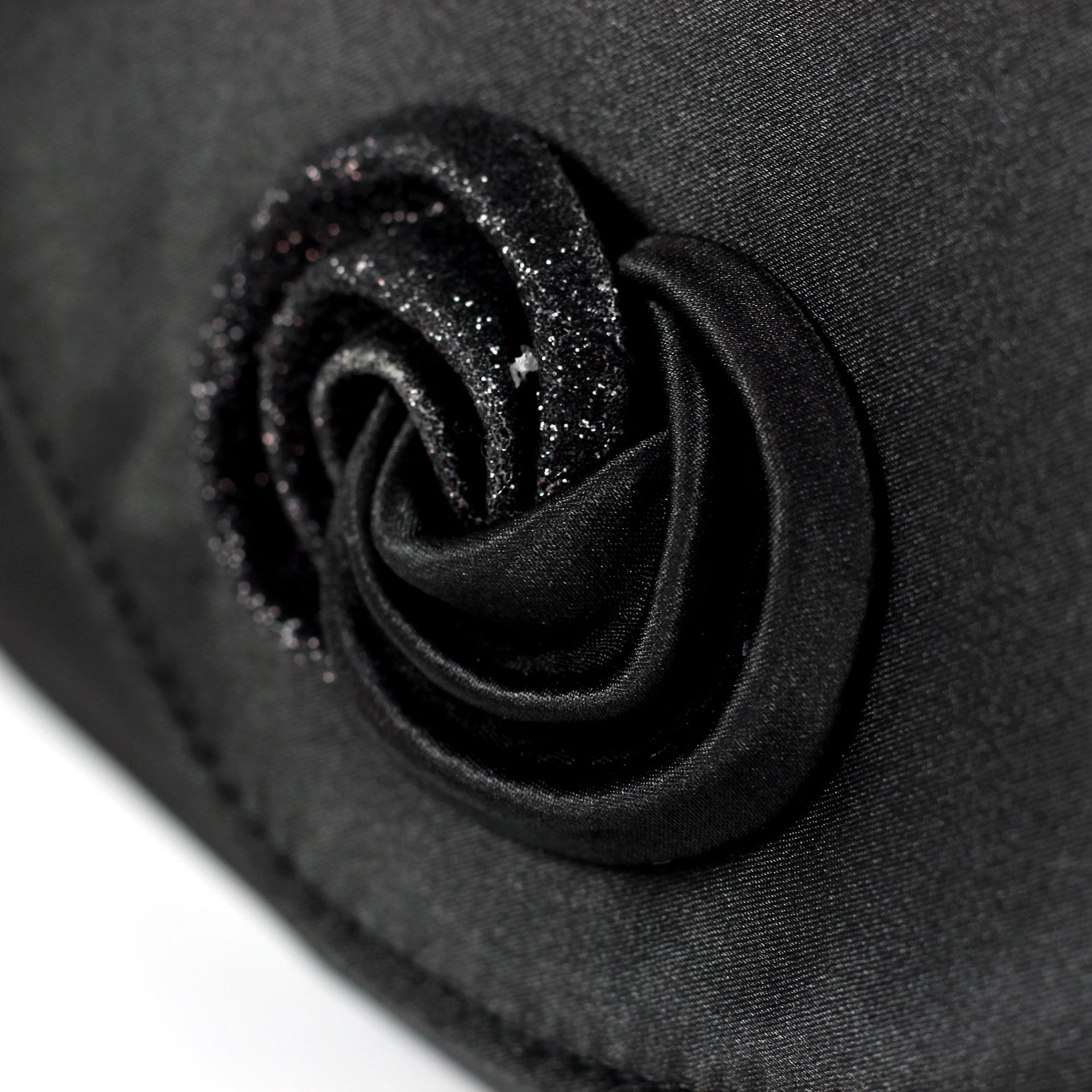 Ripley Black Satin Bag