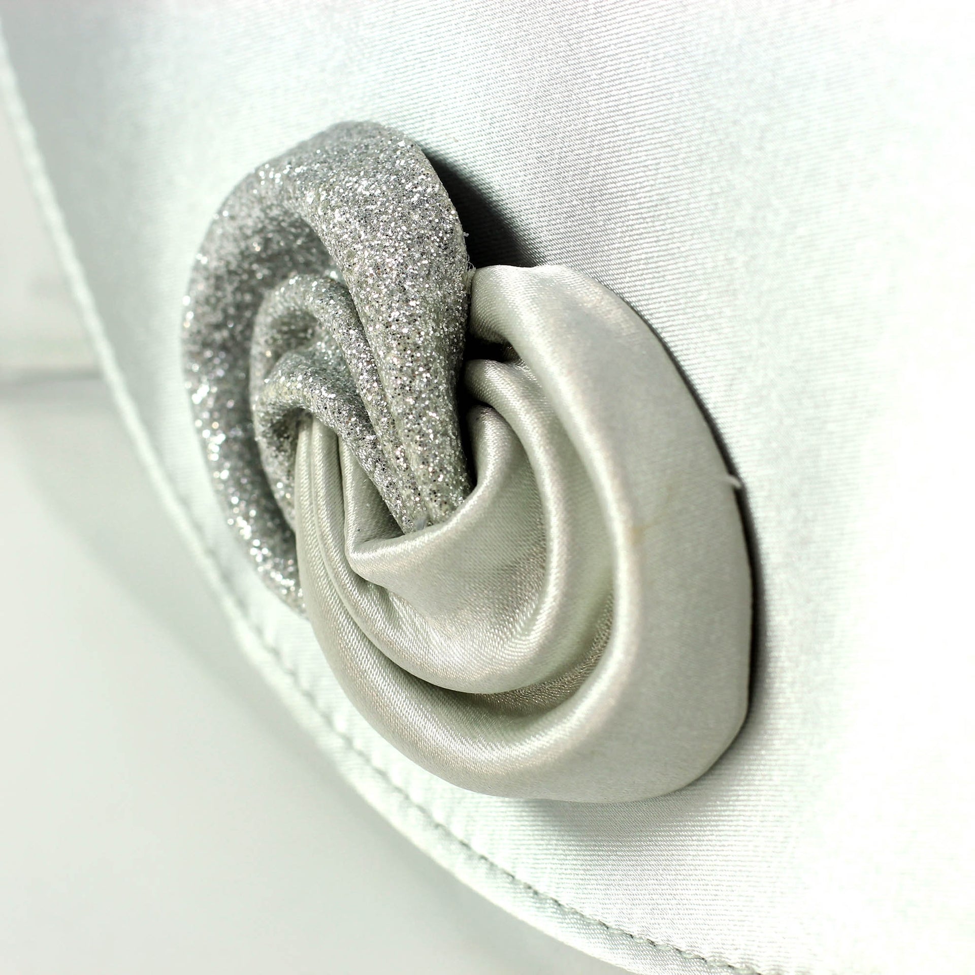 Ripley Silver Satin Bag