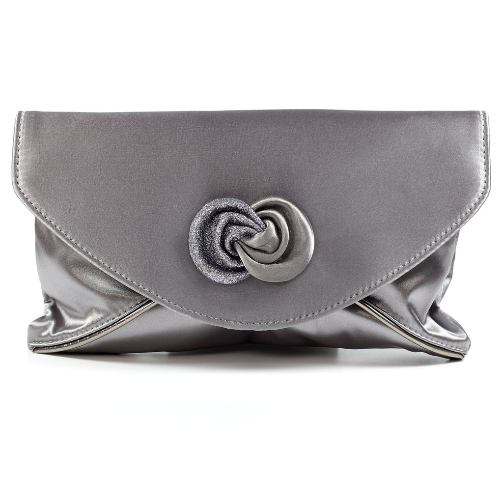 Ripley Grey Satin Bag