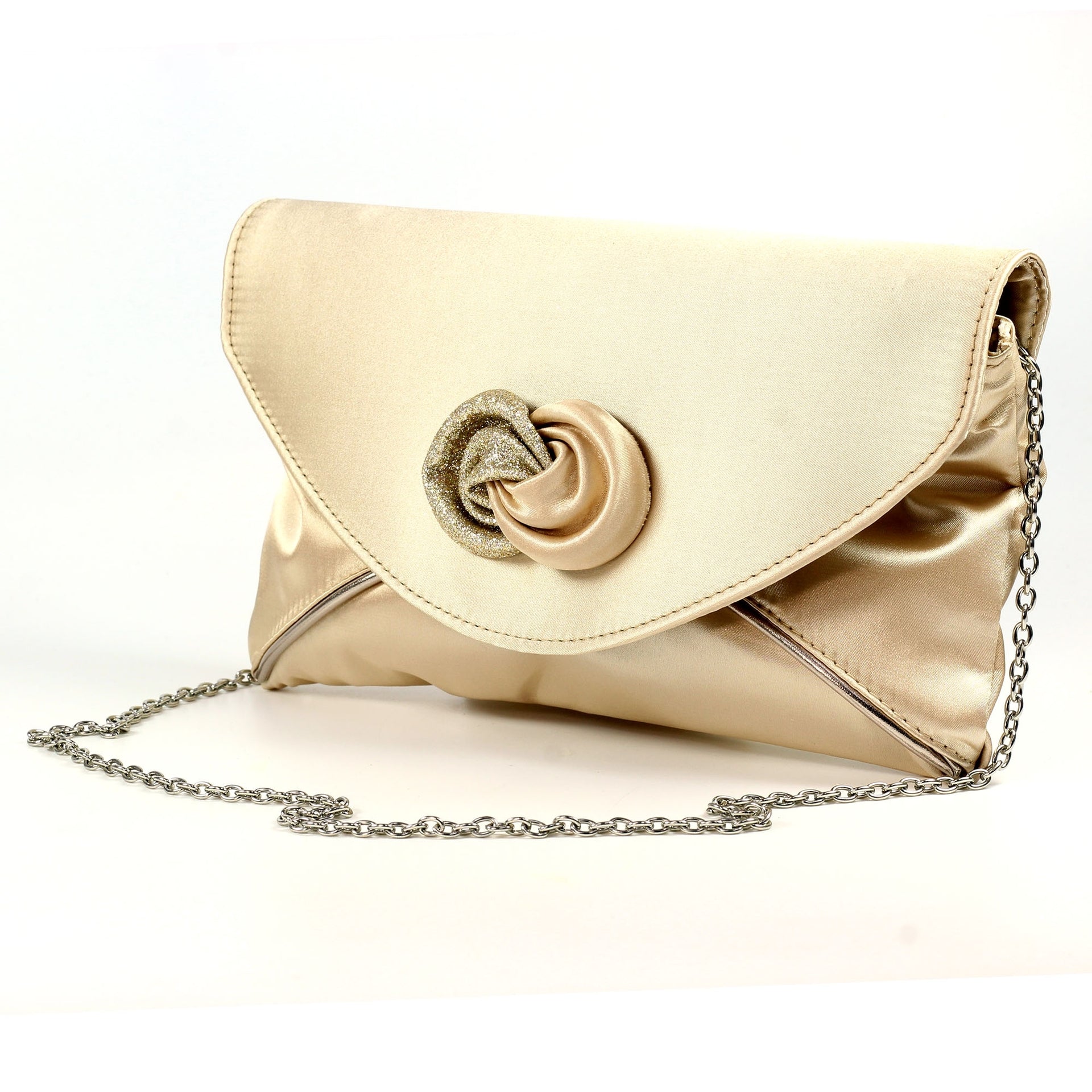 Ripley Champagne Satin Bag