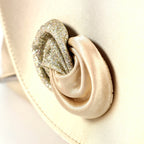 Ripley Champagne Satin Bag