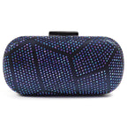 Francie Blue Gemstone Clutch Bag
