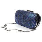 Francie Blue Gemstone Clutch Bag