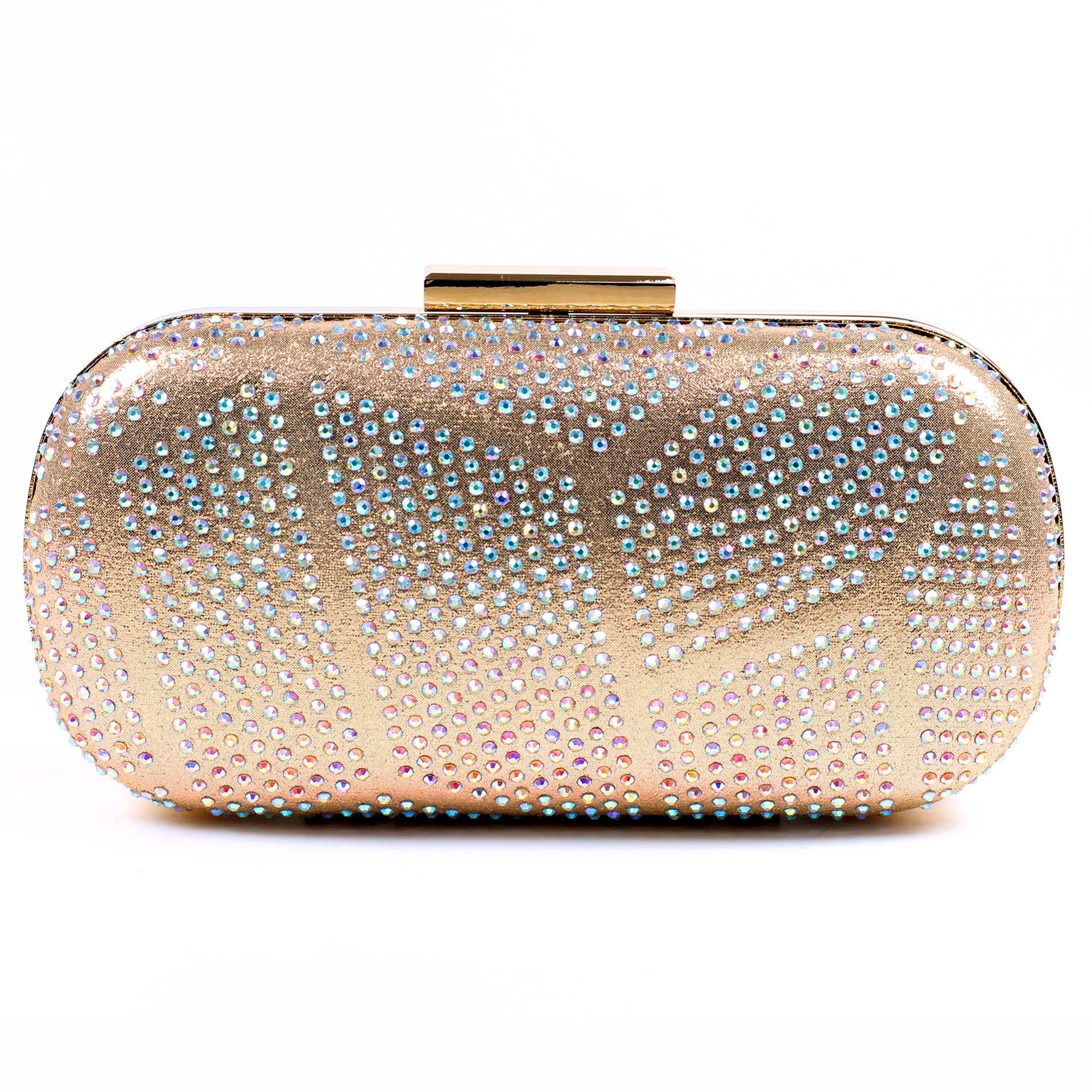 Francie Gold Gemstone Clutch Bag