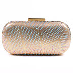 Francie Gold Gemstone Clutch Bag
