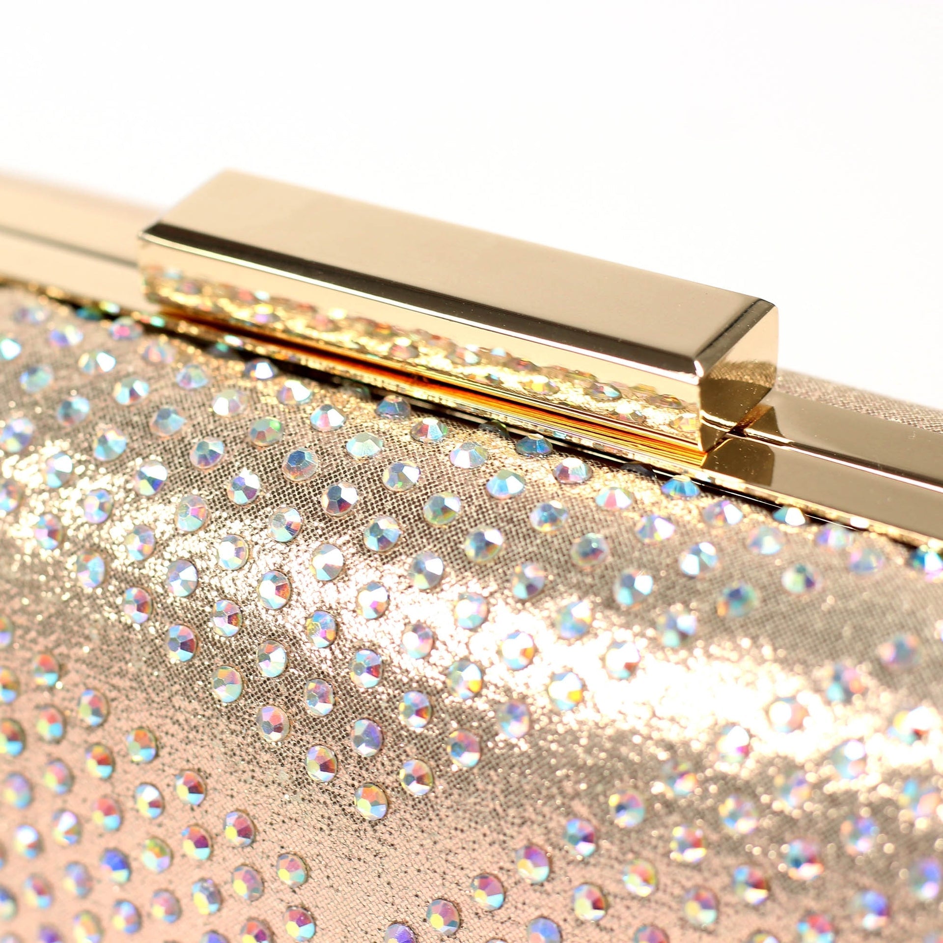 Francie Gold Gemstone Clutch Bag