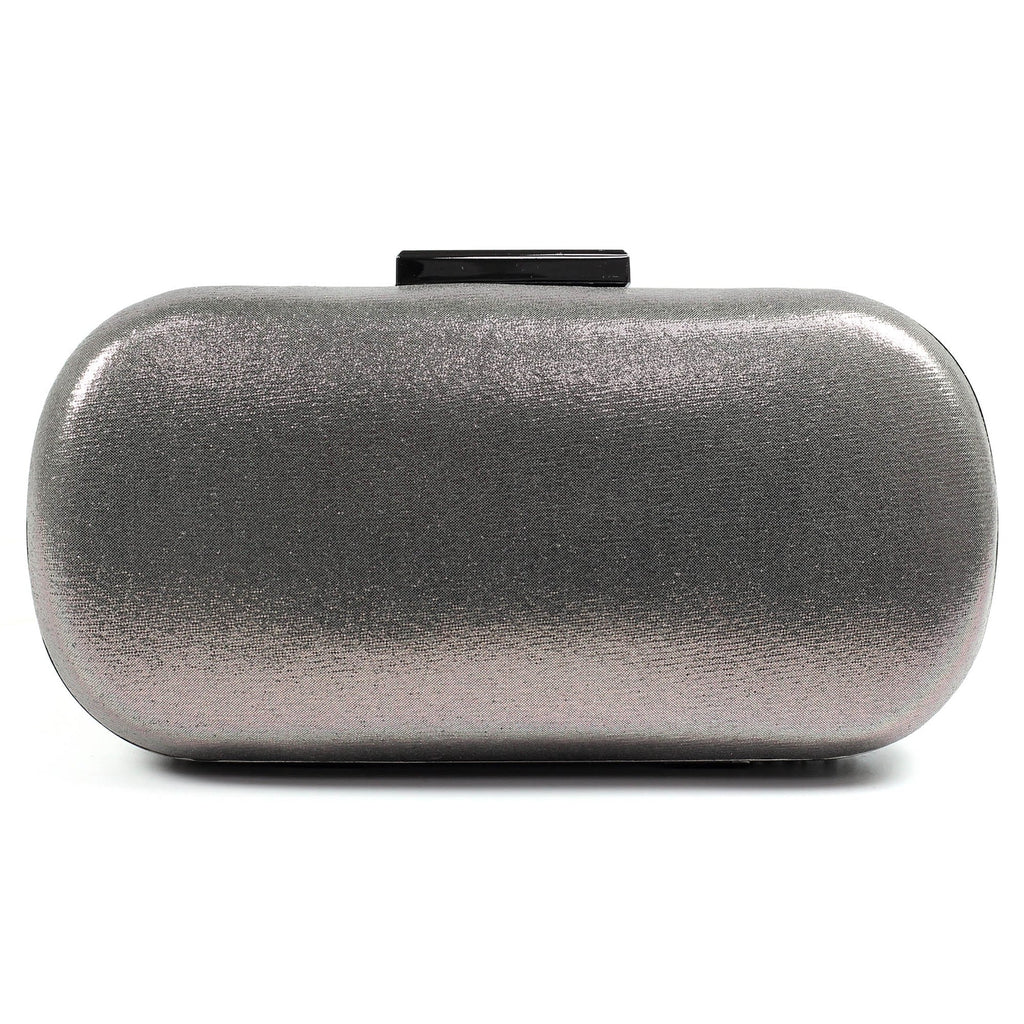 Francie Pewter Gemstone Clutch Bag
