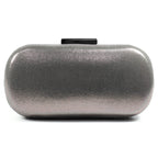 Francie Pewter Gemstone Clutch Bag