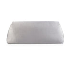 Sabrina Silver Floral Satin Bag