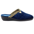 Michelle Blue Ocelot Slipper