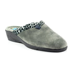 Michelle Grey Ocelot Slipper