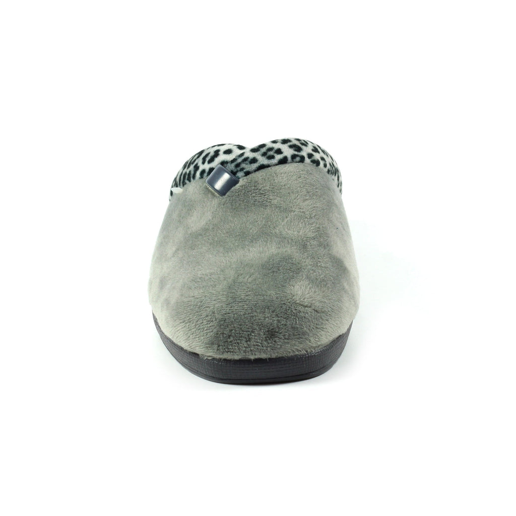 Michelle Grey Ocelot Slipper
