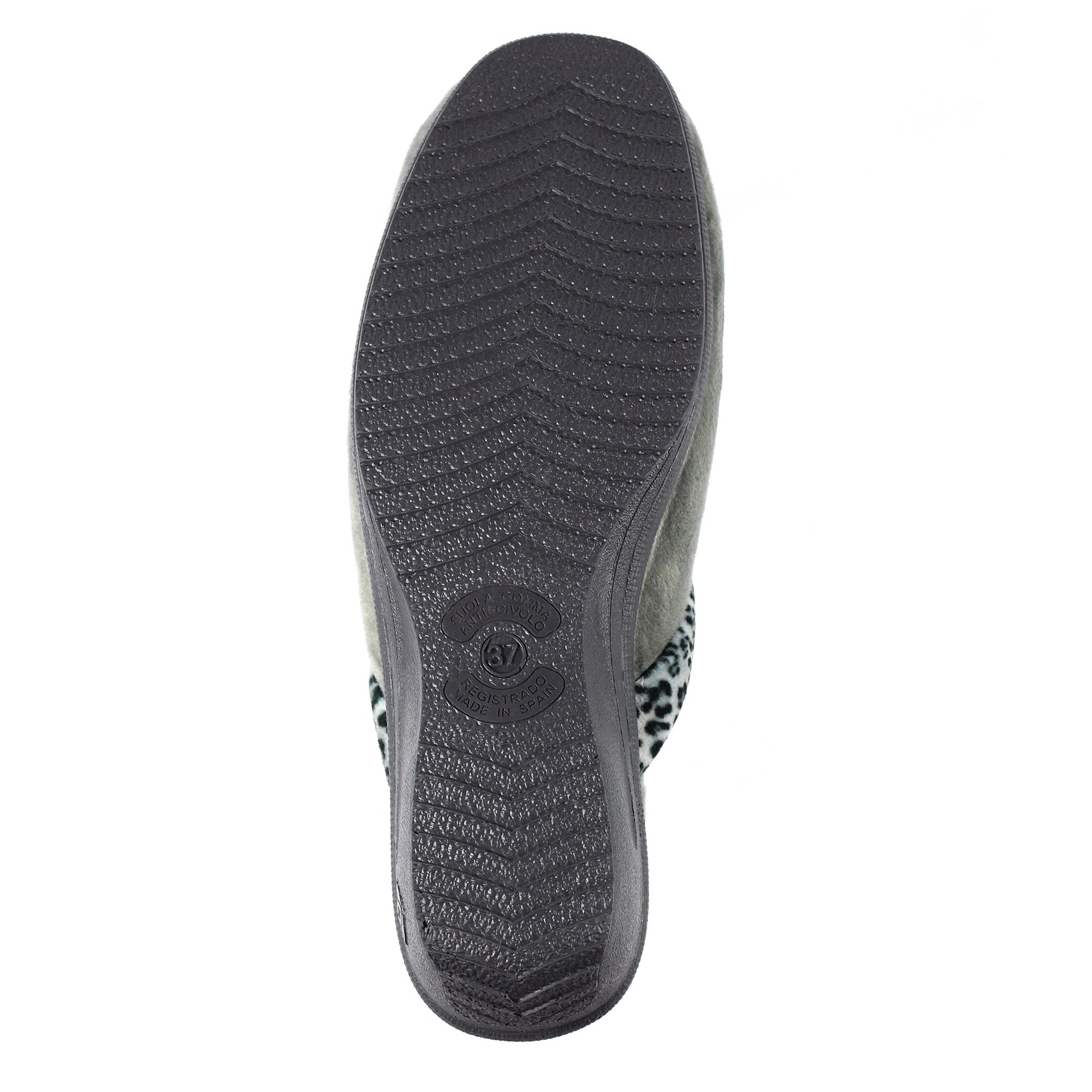 Michelle Grey Ocelot Slipper