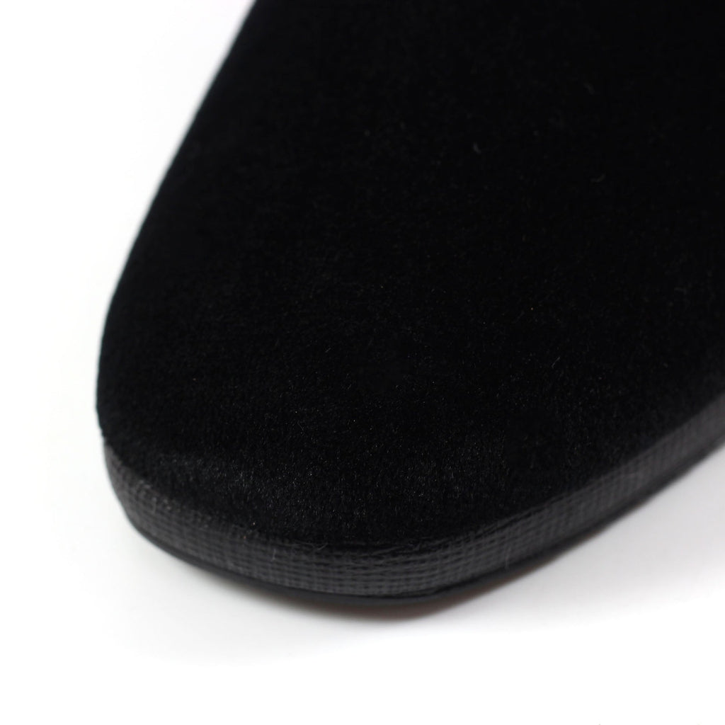 Michelle Black Ocelot Slipper