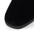 Michelle Black Ocelot Slipper
