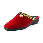 Michelle Red Ocelot Slipper