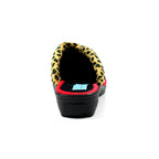 Michelle Red Ocelot Slipper