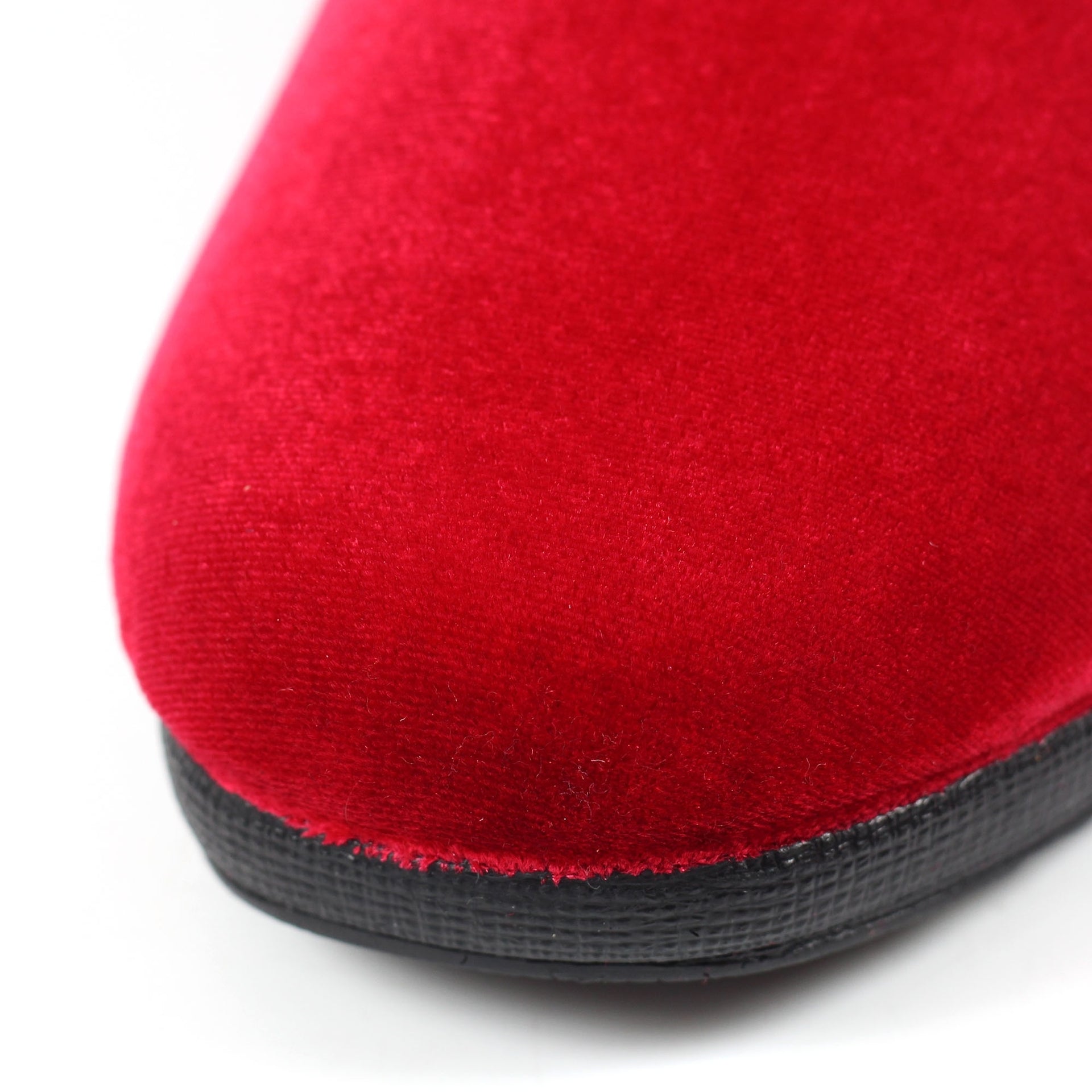 Paloma Red Leopard Trim Slipper