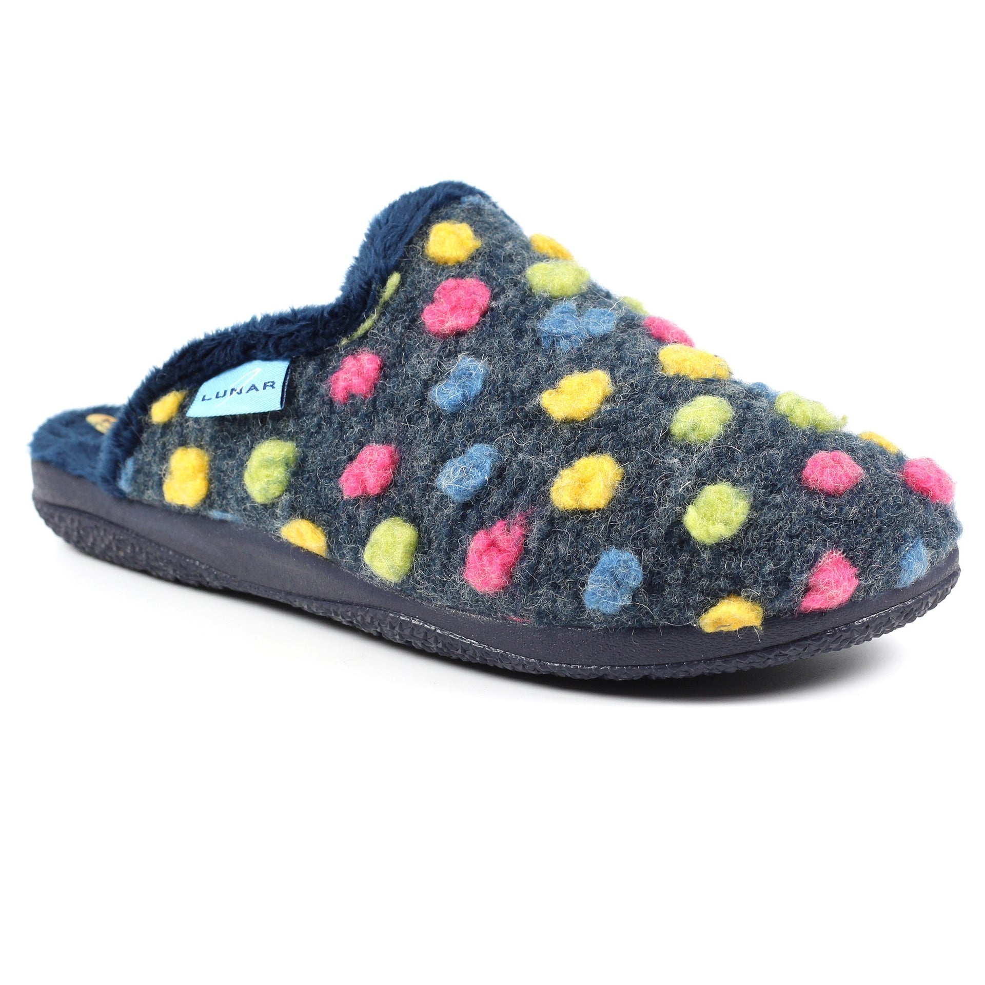 Montreal Blue Mule Slipper
