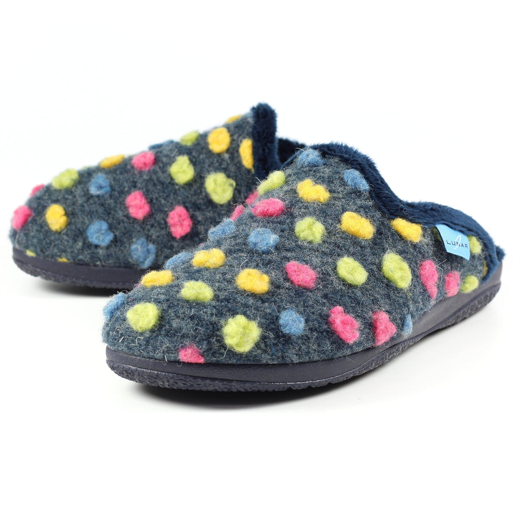 Montreal Blue Mule Slipper