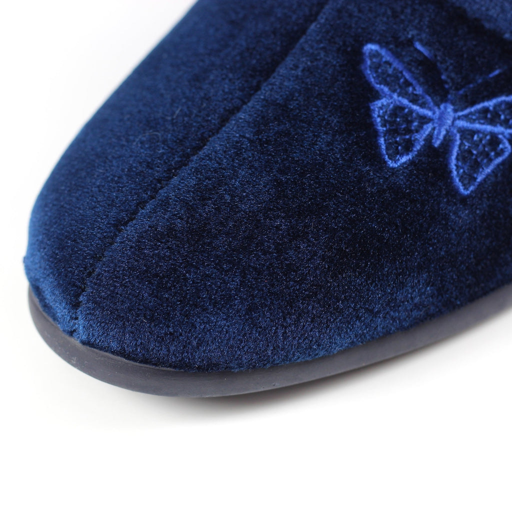 Butterfly Blue Slipper