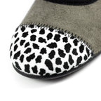 Jessie Grey Leopard Pump Slipper