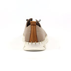 St Austell Taupe Leather Plimsoll