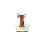 St Austell White Leather Plimsoll