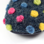 Helix Blue Polka Dot Slipper