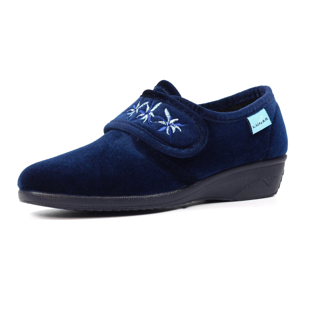 Paula II Navy Slipper