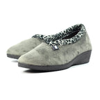 Paloma Grey Leopard Trim Slipper