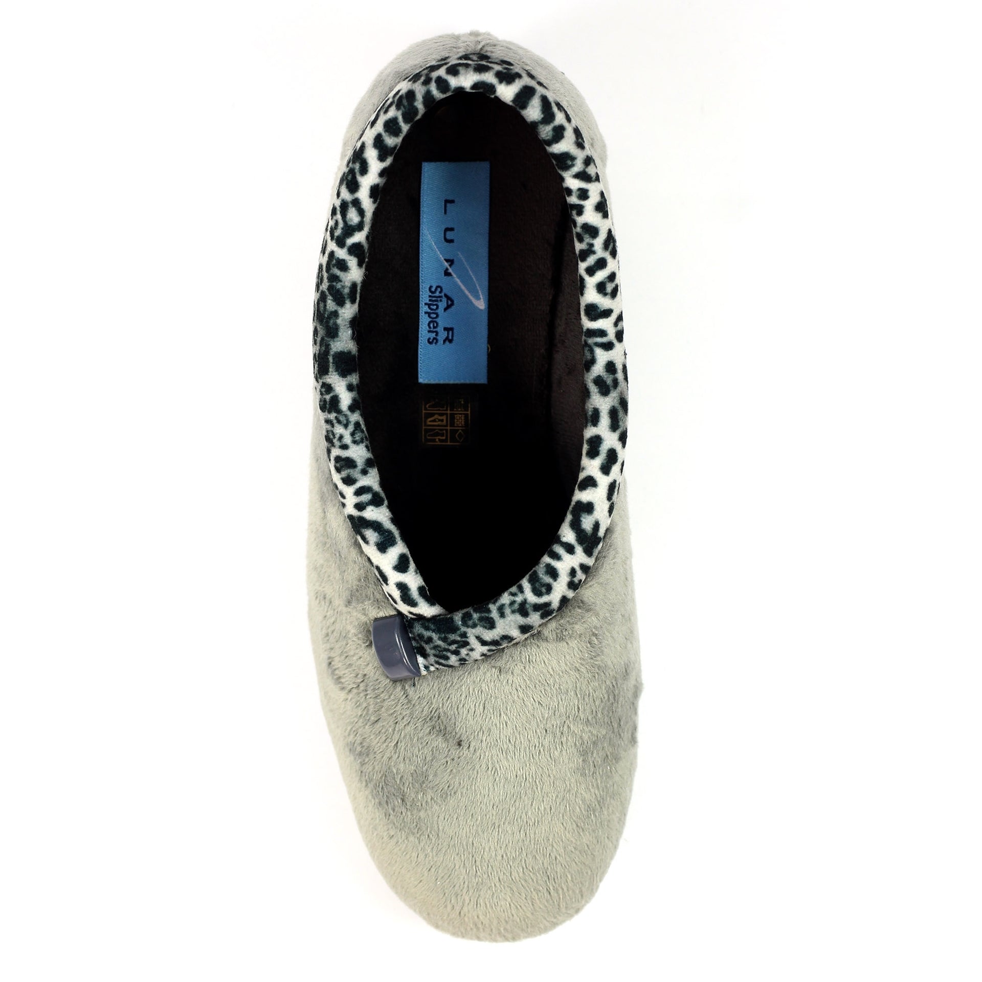 Paloma Grey Leopard Trim Slipper
