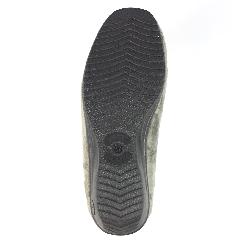 Paloma Grey Leopard Trim Slipper