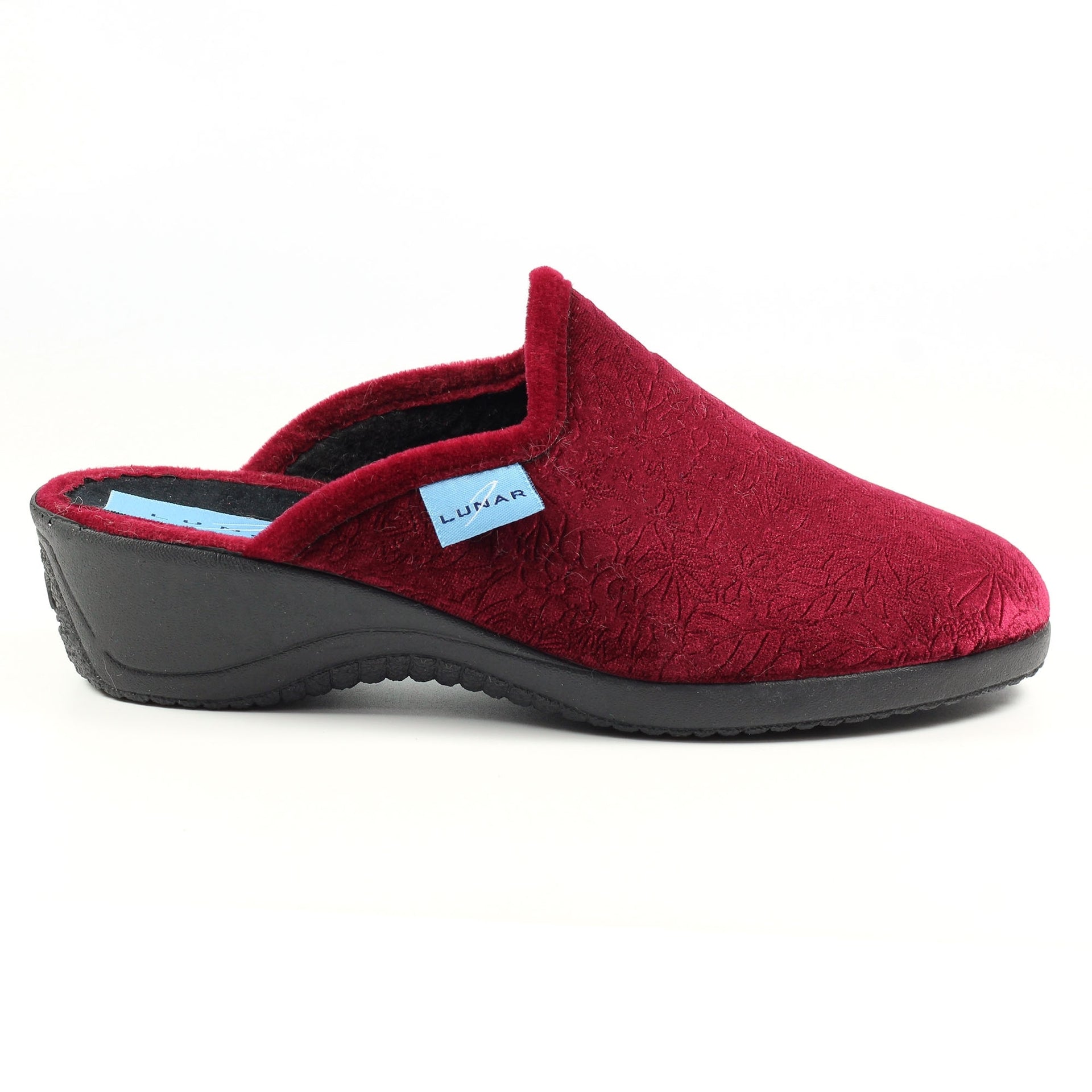 Audrey Burgundy Mule Slipper