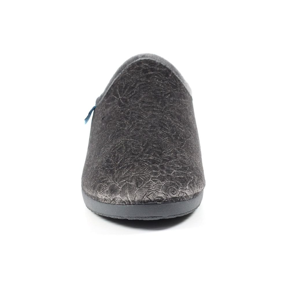 Audrey Grey Mule Slipper