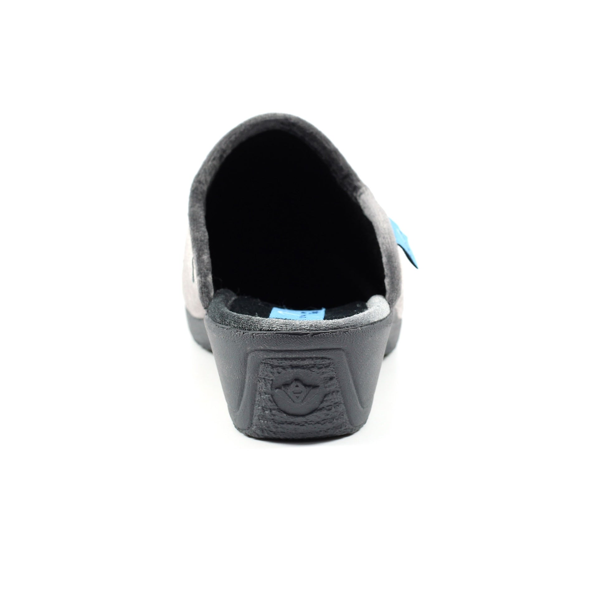 Audrey Grey Mule Slipper