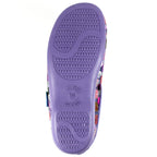Crackle Purple Slip On Slipper
